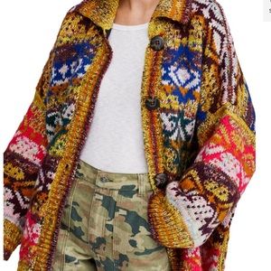 Free People Isle Sweater Jacket: Size XS/S